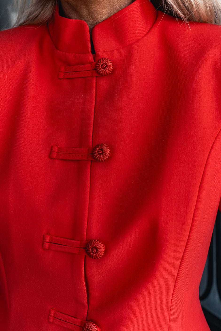 VESTE SELINA ROUGE