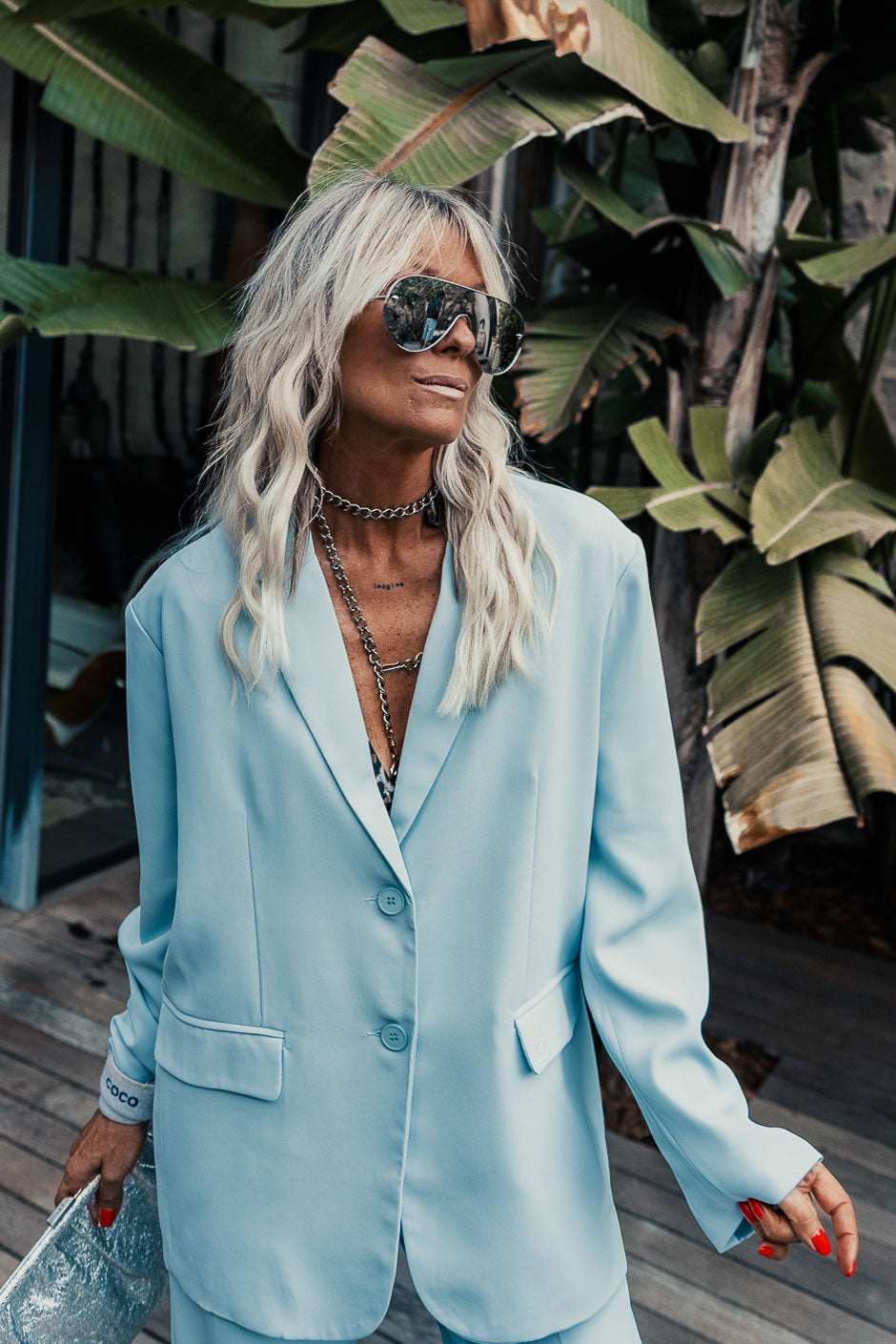 ROMY SKY BLUE BLAZER