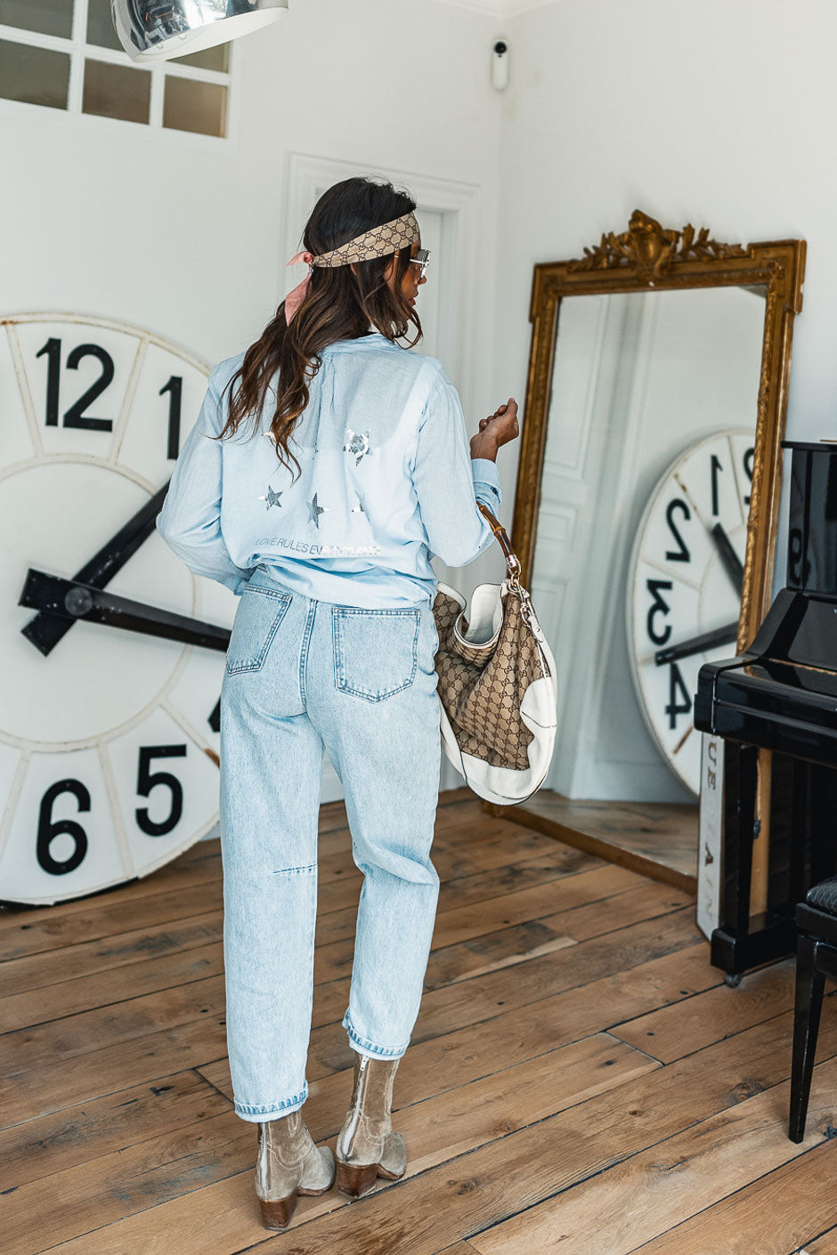 BLOUSE KOKO STAR BLEU