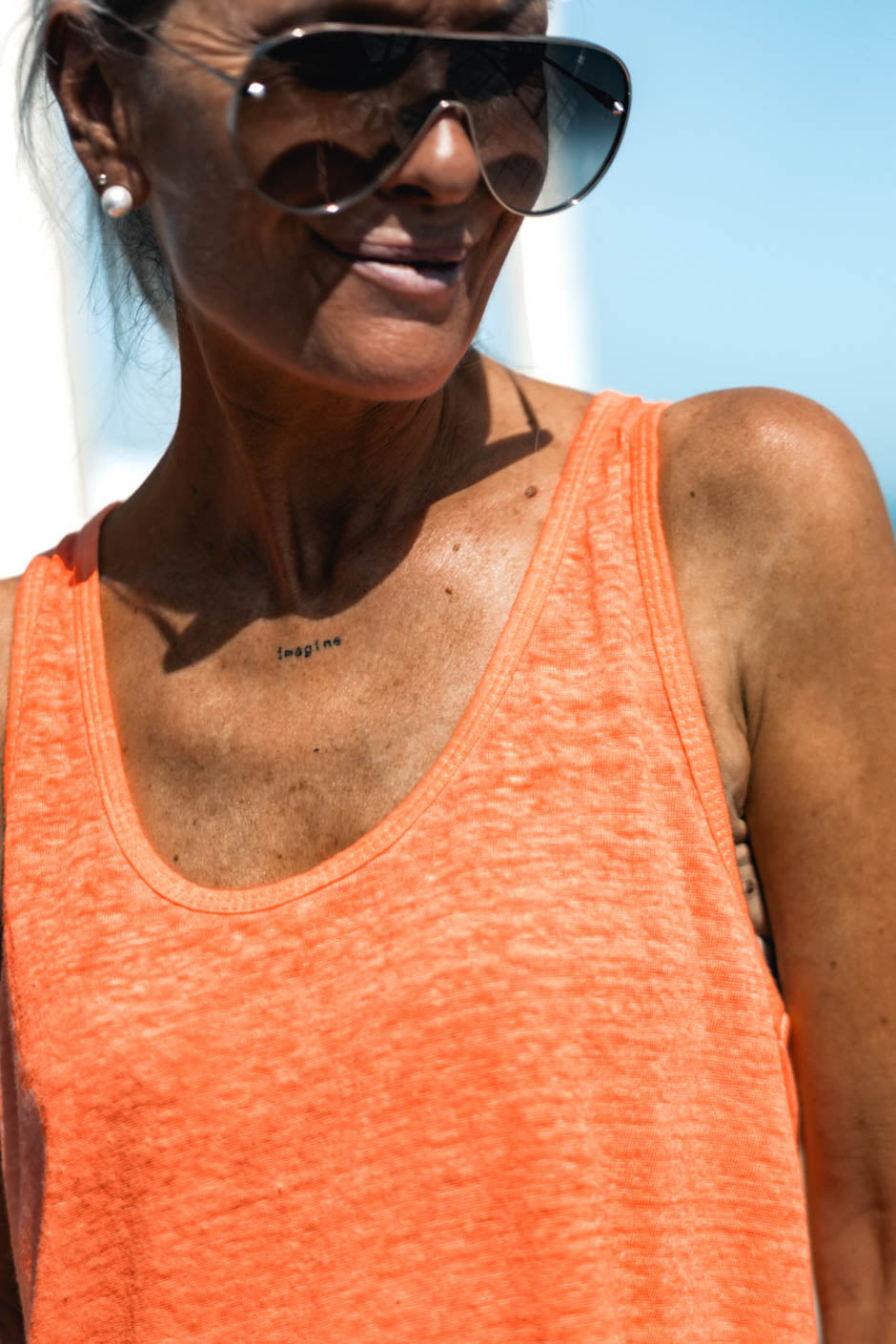 DEBARDEUR NEWMARCEL FLUO ORANGE