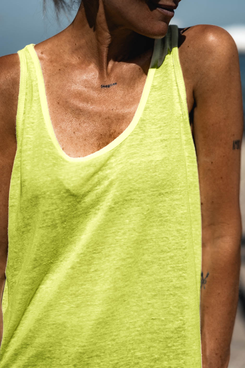 DEBARDEUR NEWMARCEL FLUO JAUNE