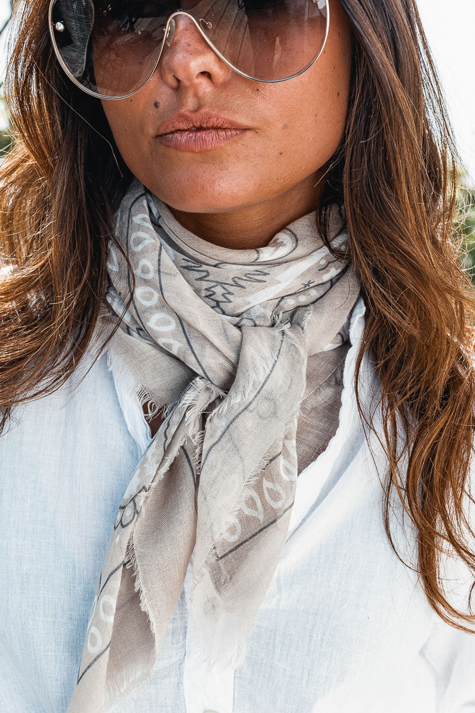 FOULARD MANA BEIGE