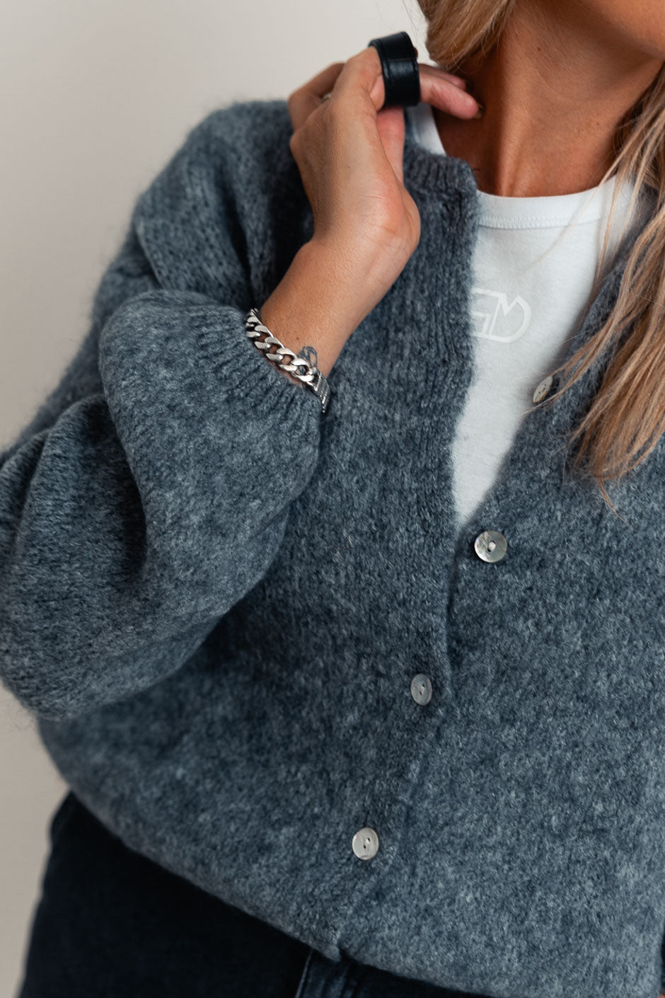 GREY MINIA CARDIGAN