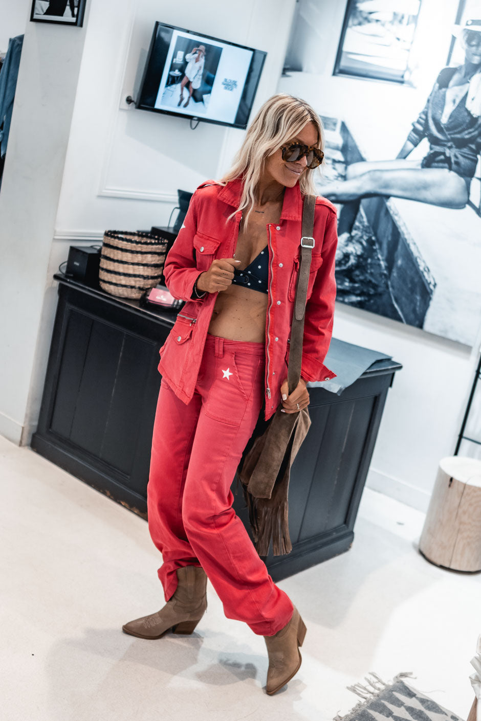 SAHARIENNE NEW GRUNGECLUB ROUGE