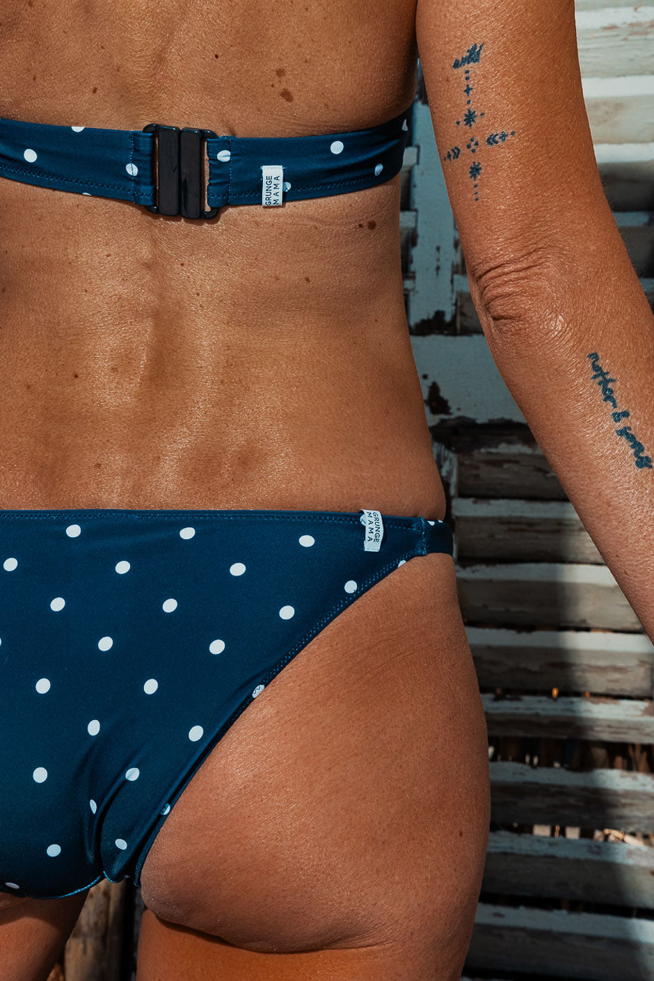 BAS MAILLOT BELLEZA MARINE POIS
