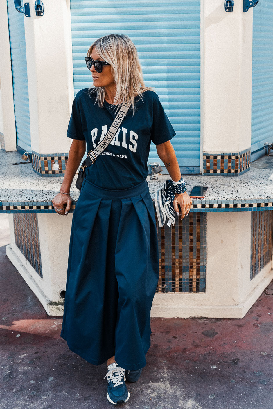 PANTALON AKINA MARINE