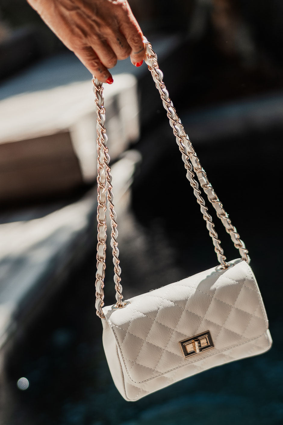 SAC CHERRY ECRU