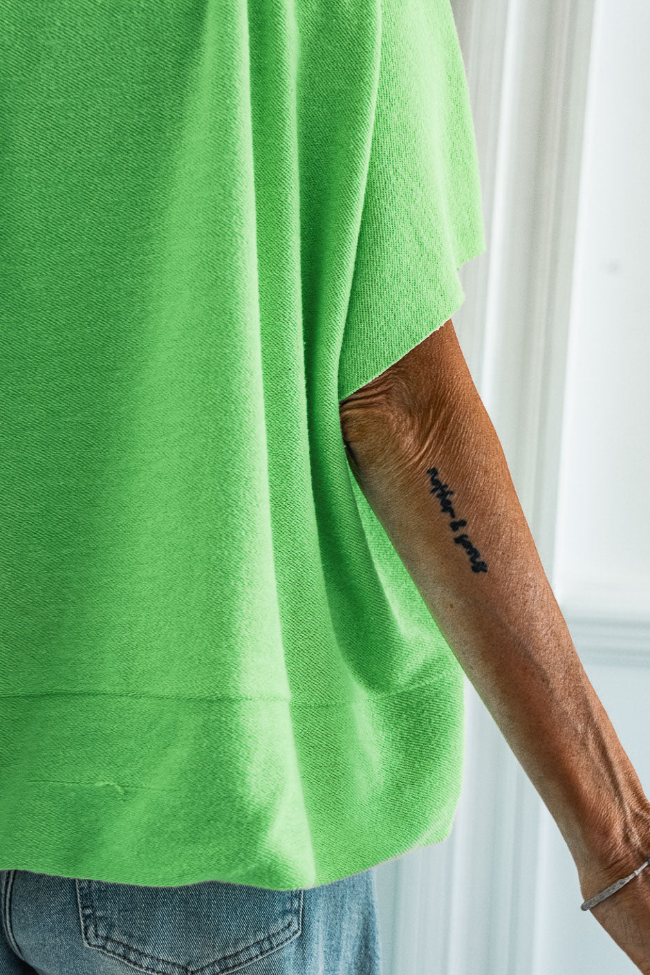 SWEAT BROOKIE VERT FLUO