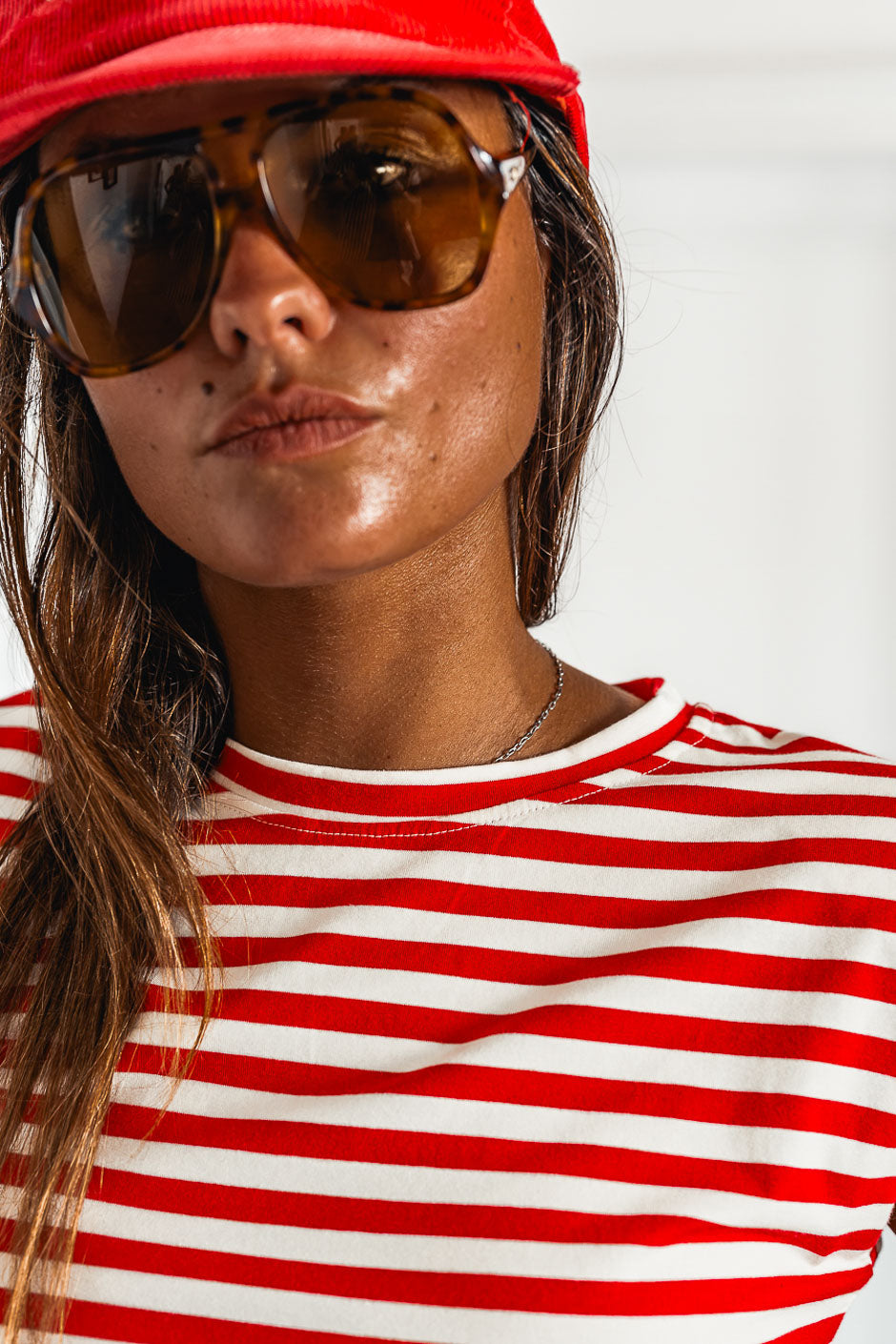 T-SHIRT MINI ROUGE