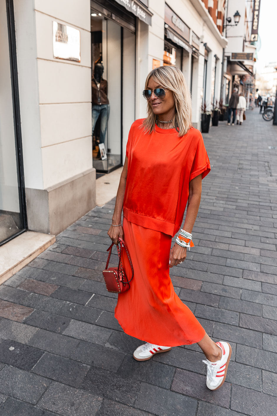 TOP FAUSTINE ORANGE