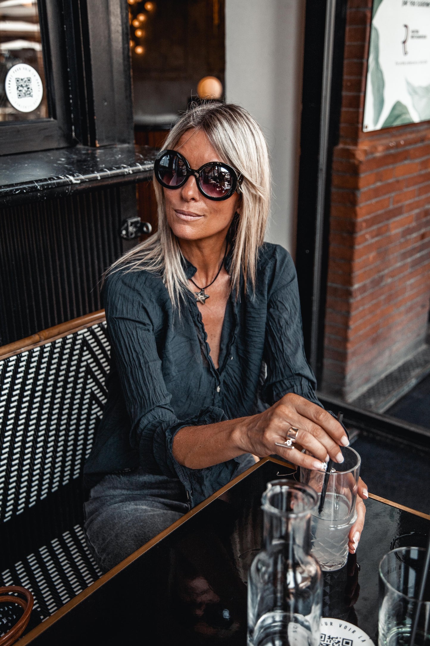 BLOUSE GM KOVAN NOIR