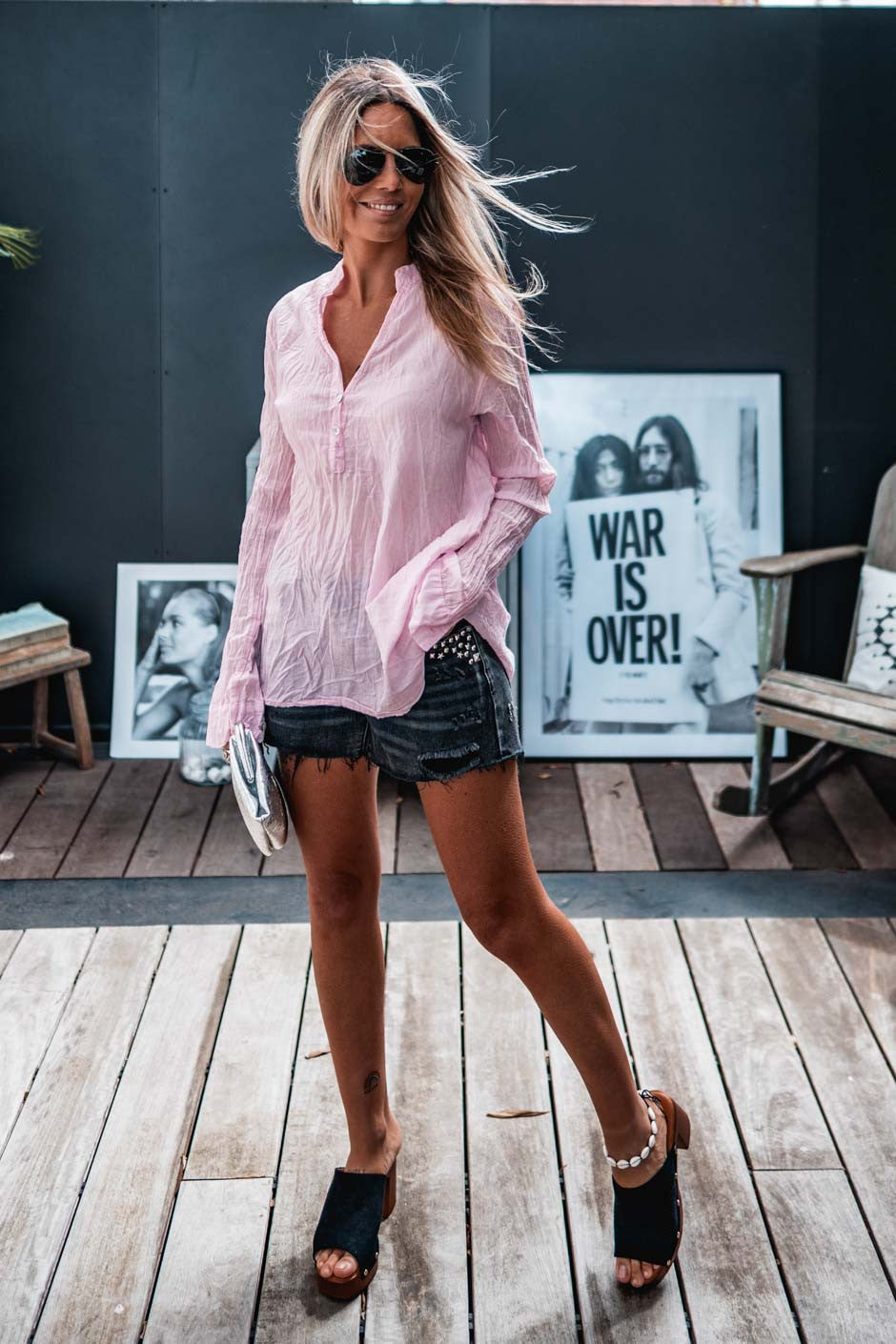 Blouse Banditas Kovan rose