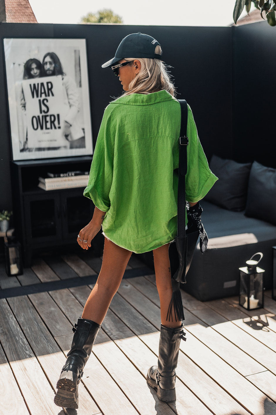 Blouse Grungemama Carson vert