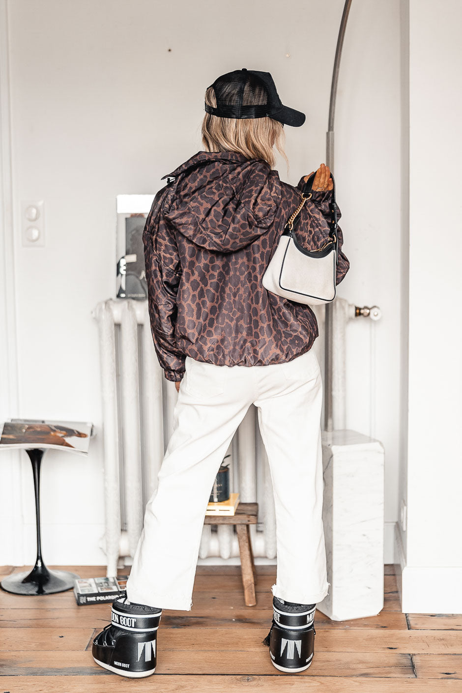 BLOUSON FAWN LEOPARD