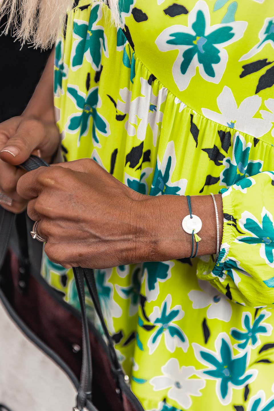 Bracelet je t'adore vert
