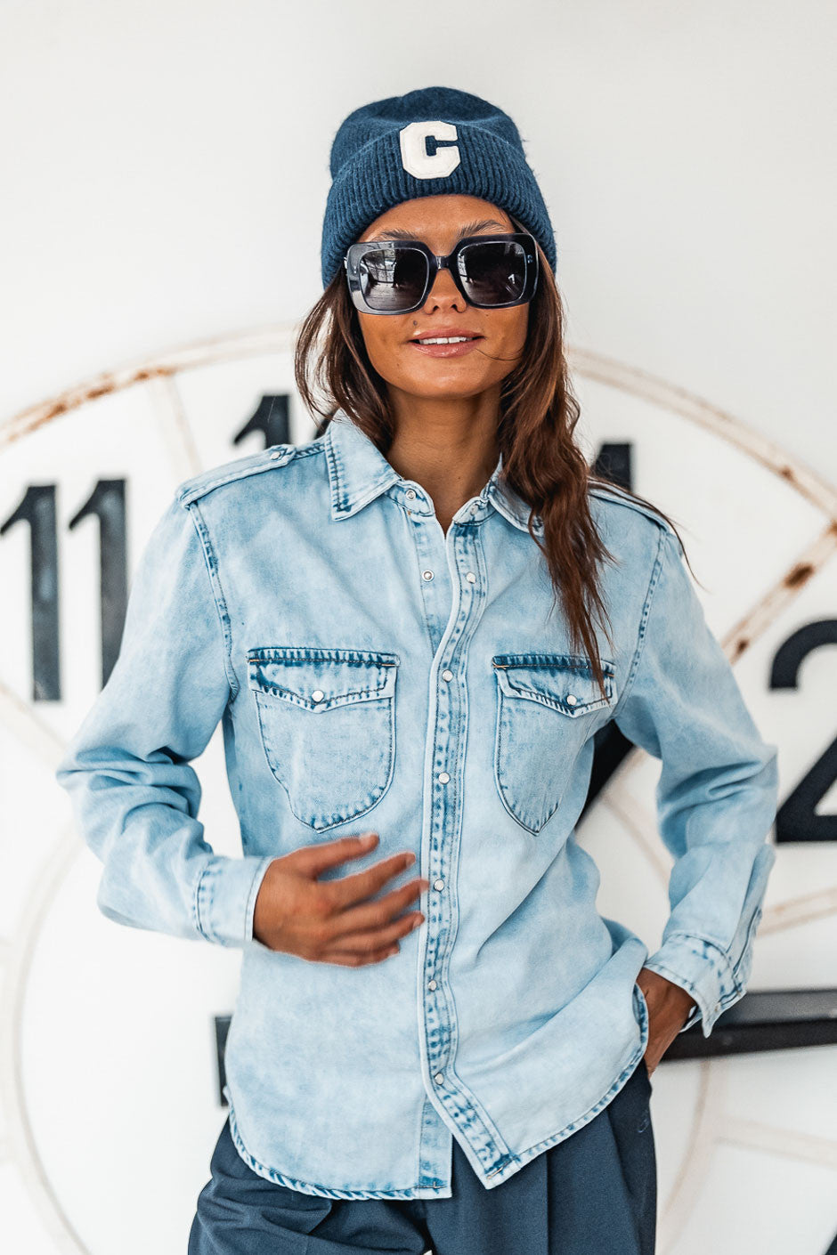 Chemise Agathee bleu