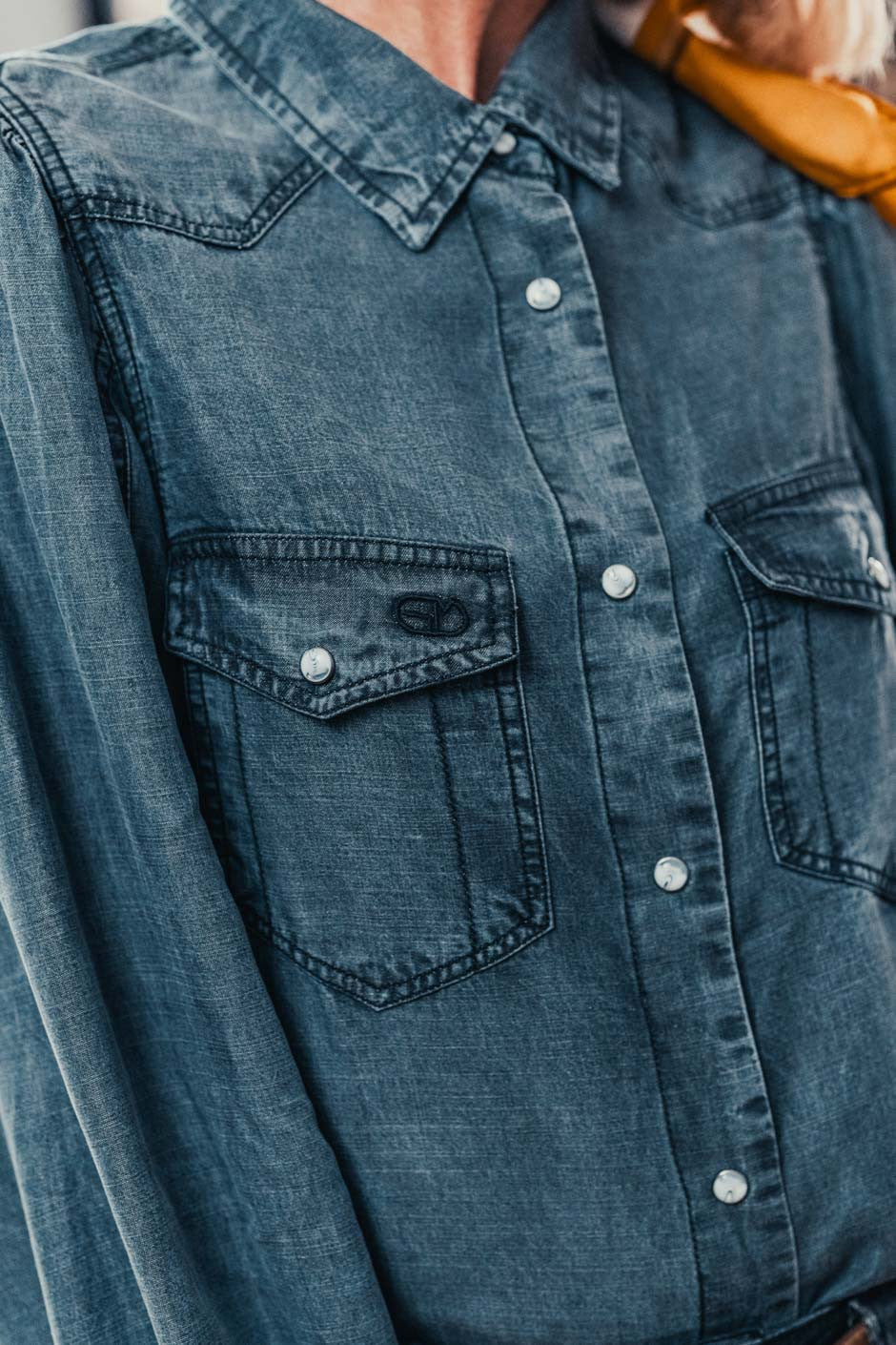 Chemise Grungemama Janis noir