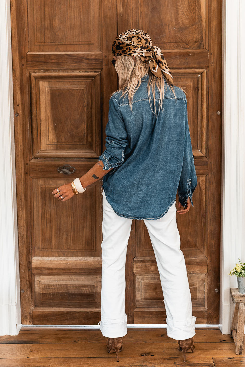 Chemise Grungemama Magda bleu