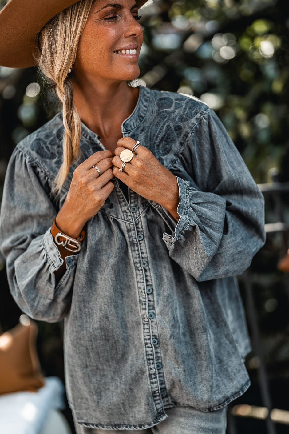 Chemise Nellie anthracite