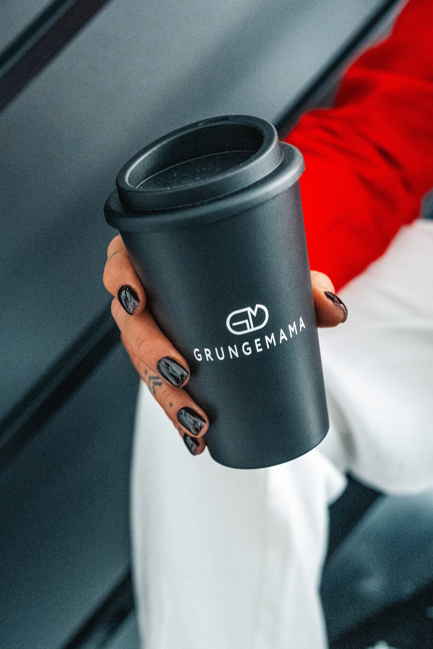 Coffee Mug Grungemama noir