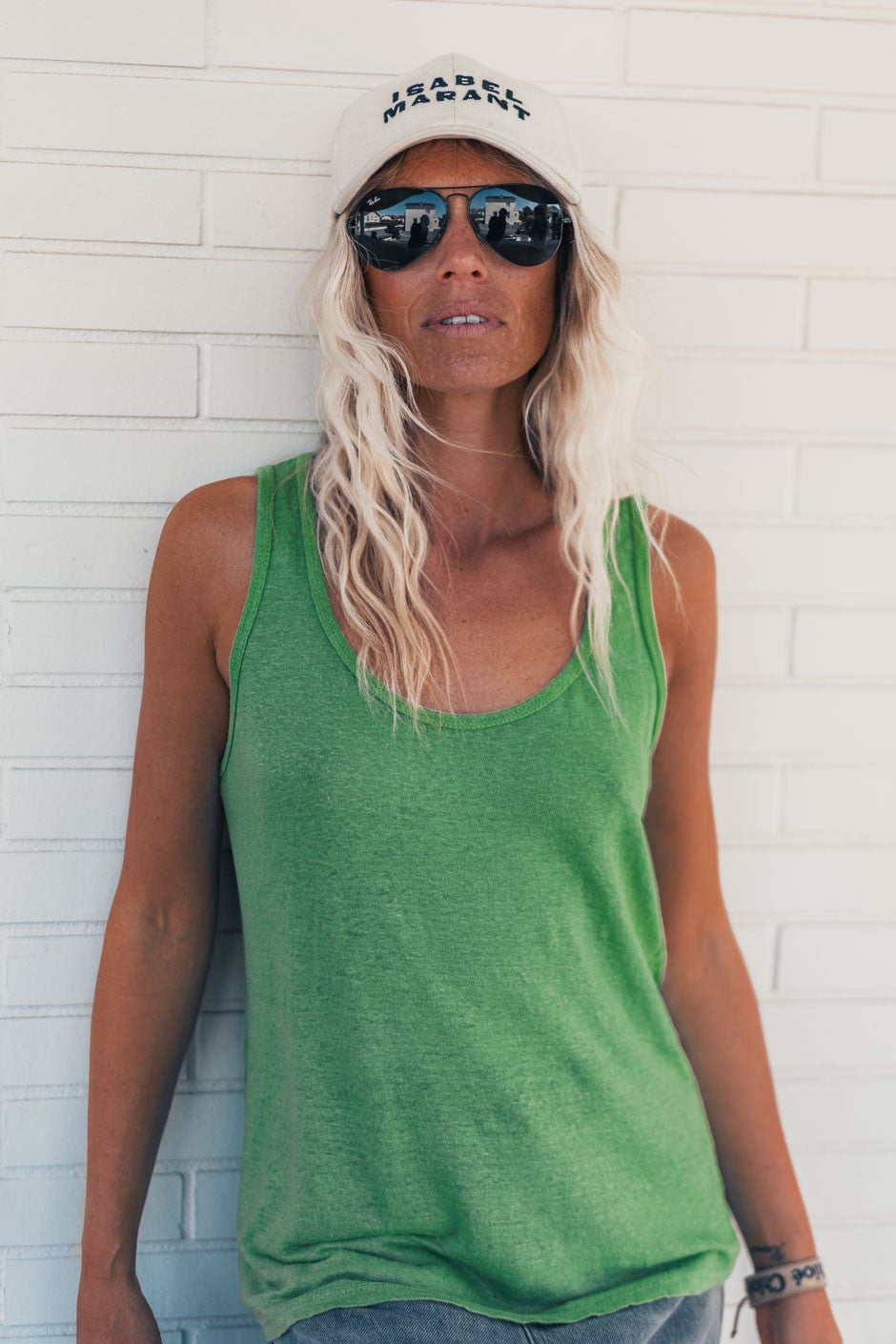 Debardeur Grungemama Debby vert