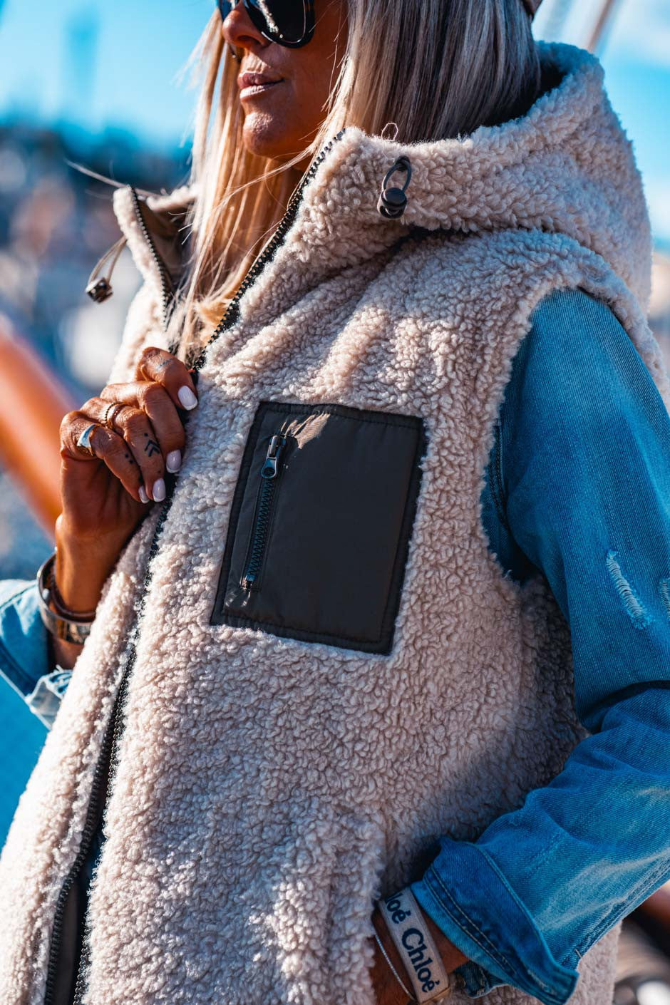 Doudoune réversible Grungemama Doris kaki