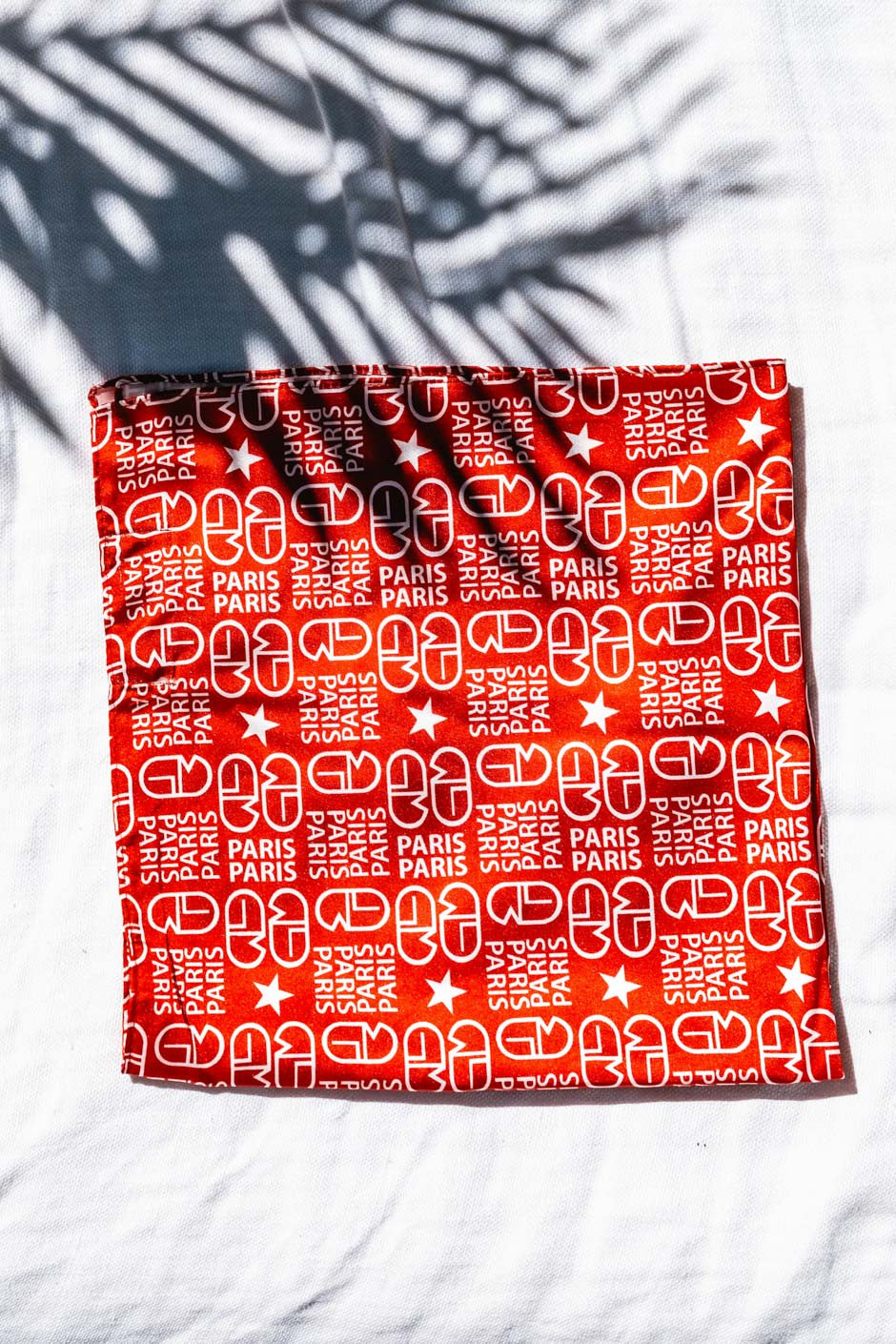 Foulard Grungemama Paris rouge