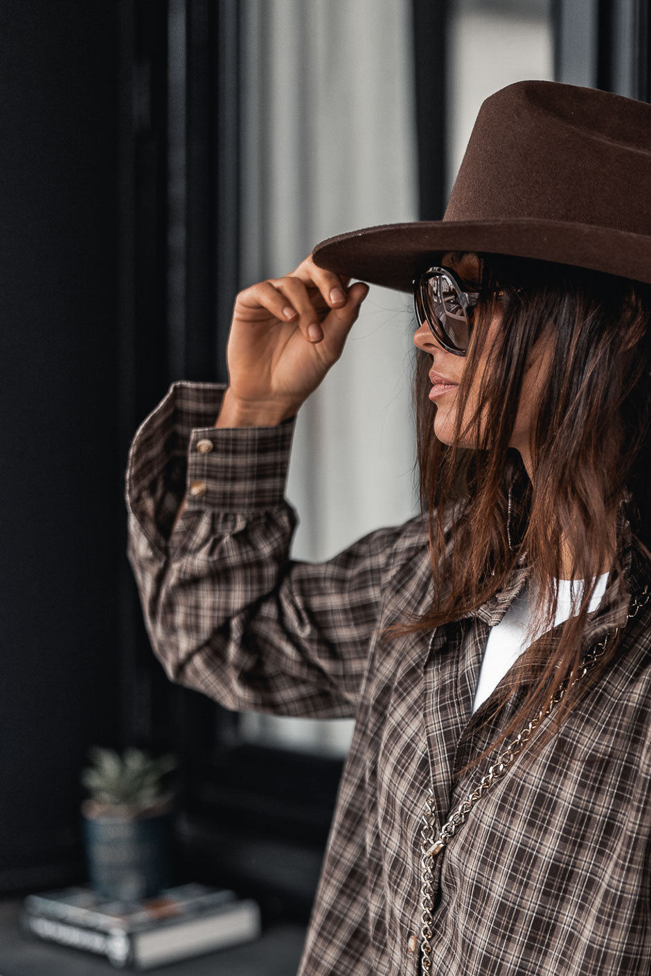 LYRANA CHECKED SHIRT