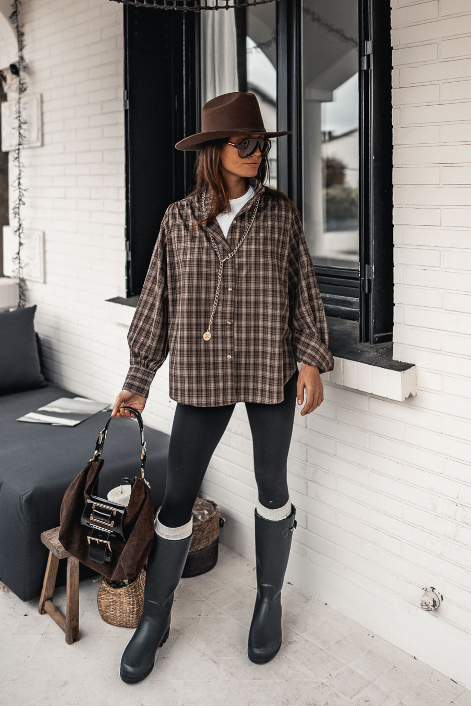 LYRANA CHECKED SHIRT