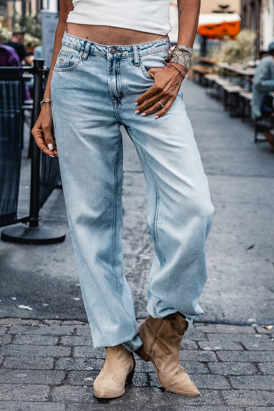 Jeans Grungemama Fredy bleach