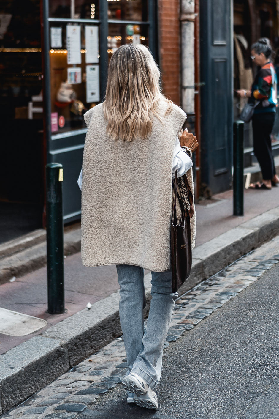 Manteau Grungemama Acelia ecru