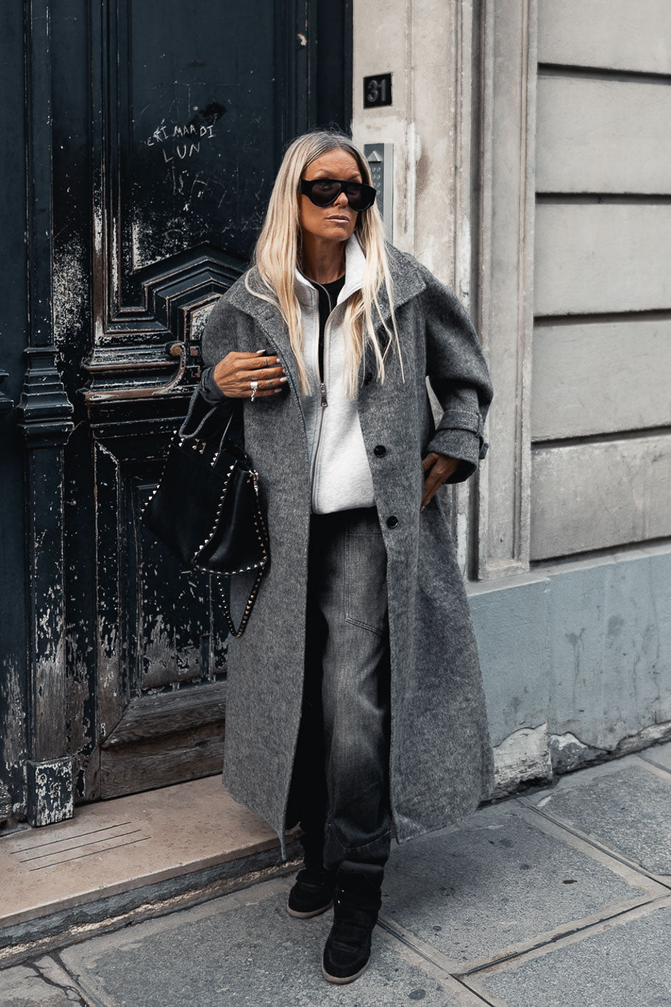 BASTIAN GREY COAT
