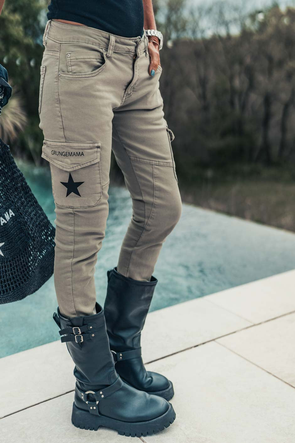 Pantalon Grungemama Nami kaki