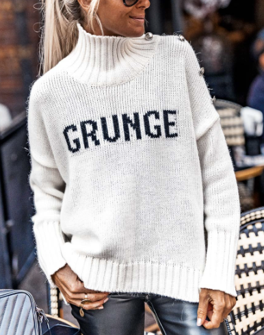 Pull Grungemama Mili blanc