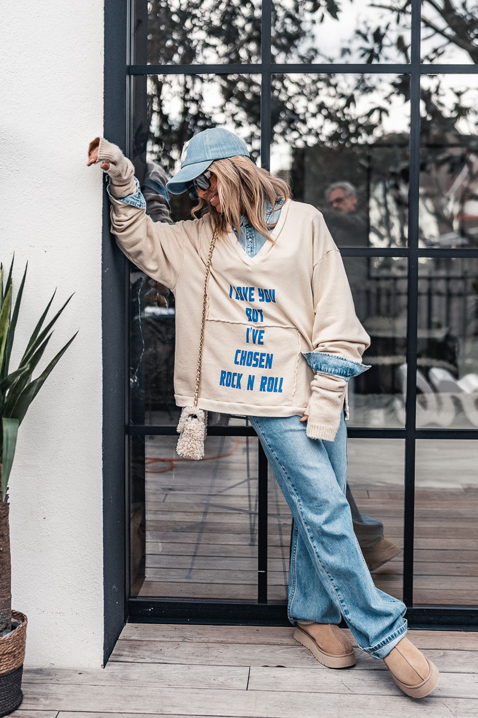 Sweat Banditas Sweety ecru