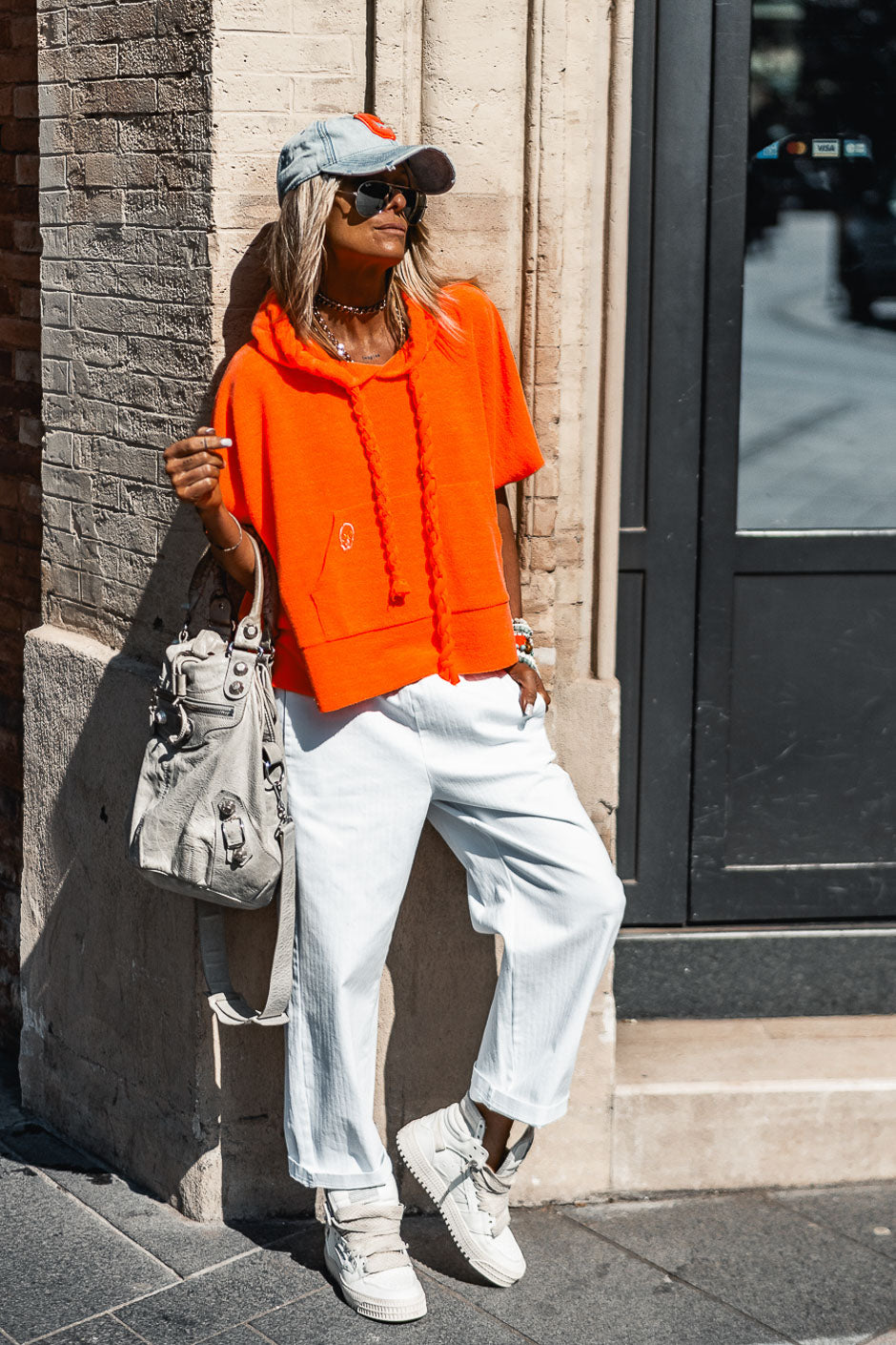 SUDADERA BROOKE NARANJA