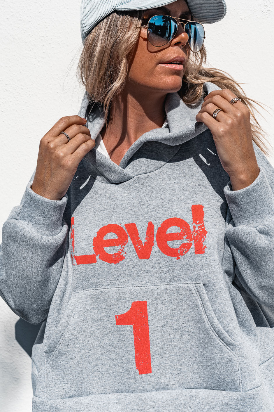 STEEVIE CORAL SWEATSHIRT