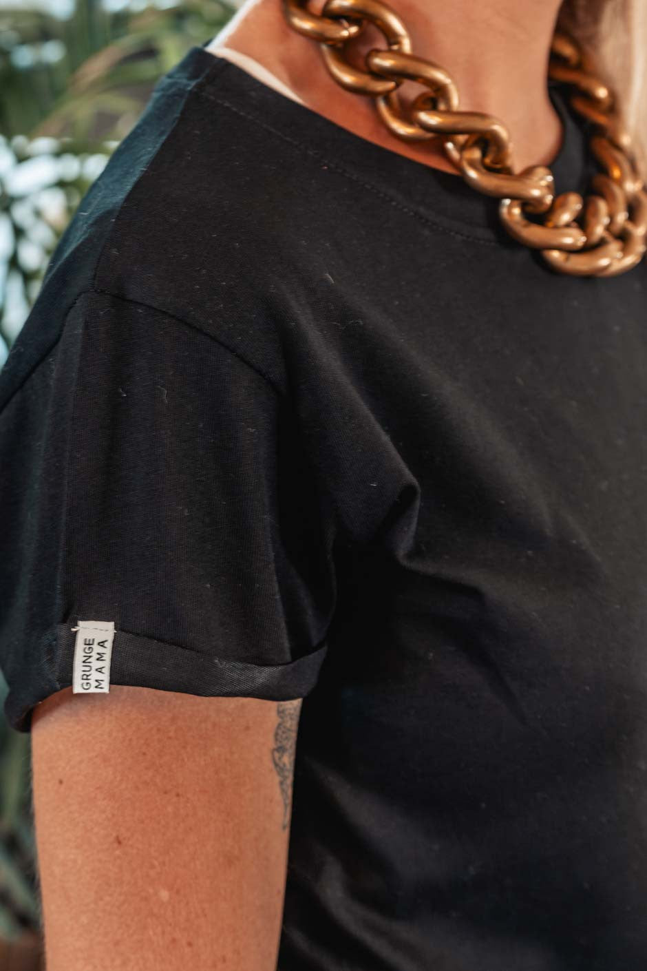 T-shirt Grungemama Lena noir