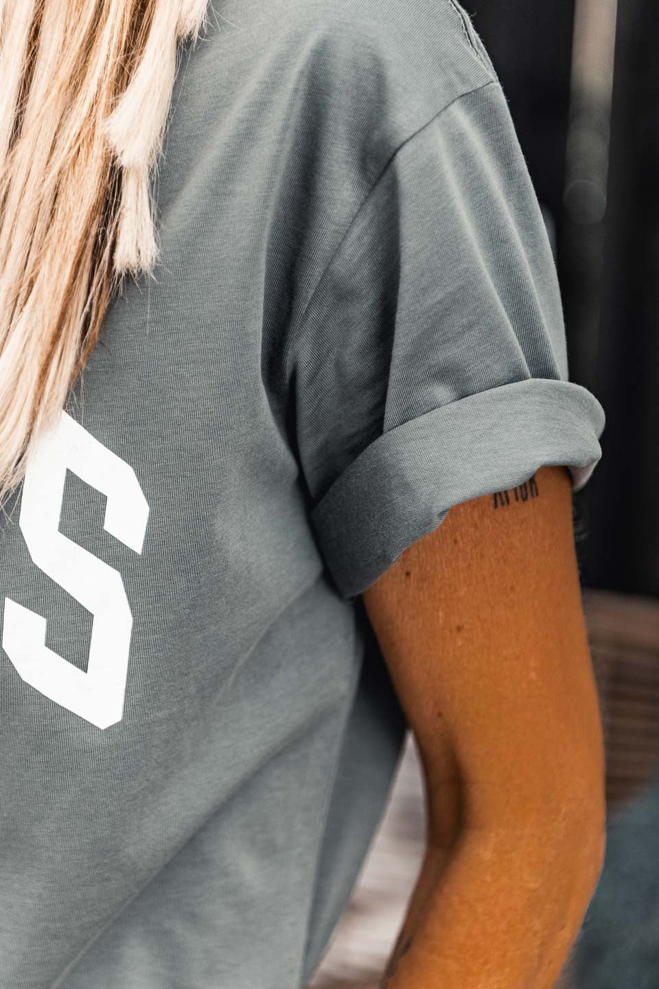 T-shirt grungemama Paris kaki