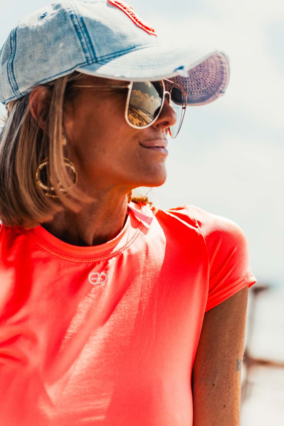 Top Grungemama Deep orange