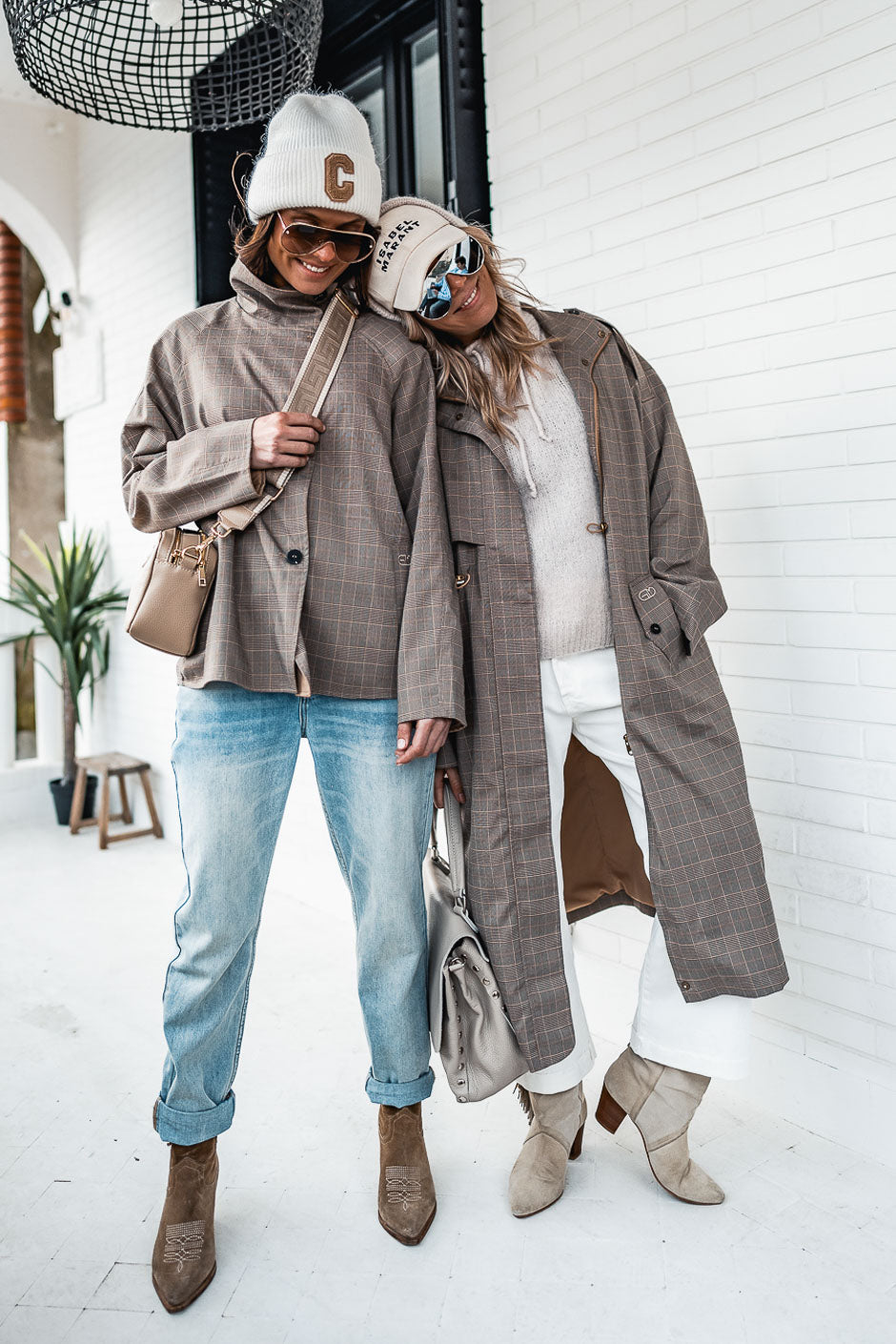 TRENCH PERLO CARREAUX