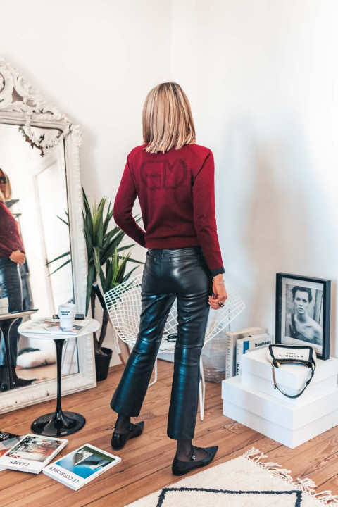 Pull Grungemama Nate bordeaux