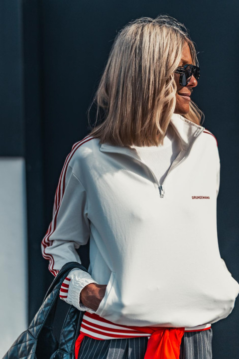 Sweat Grungemama Henry blanc