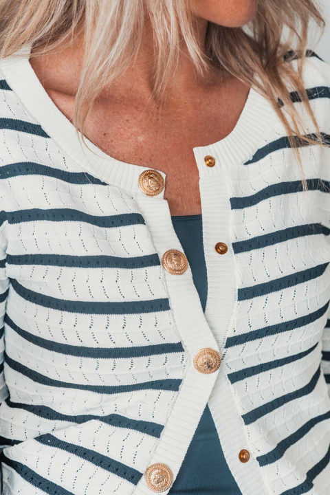 White Gianna cardigan