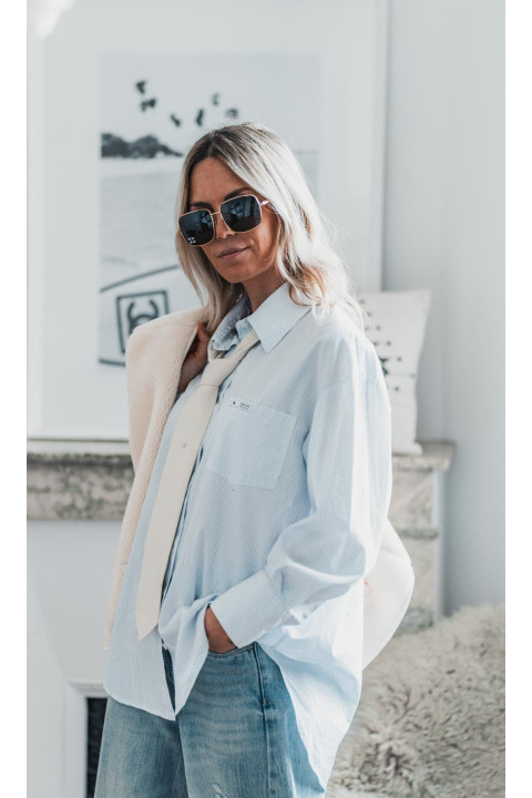 Chemise Grungemama Sunnyla raye bleu