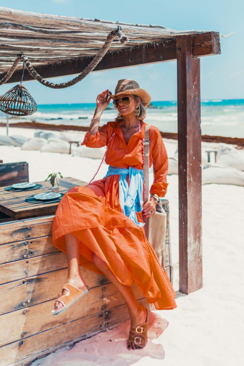 Robe Grungemama Sully orange