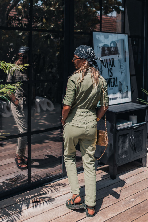 jumpsuit Carmella khaki