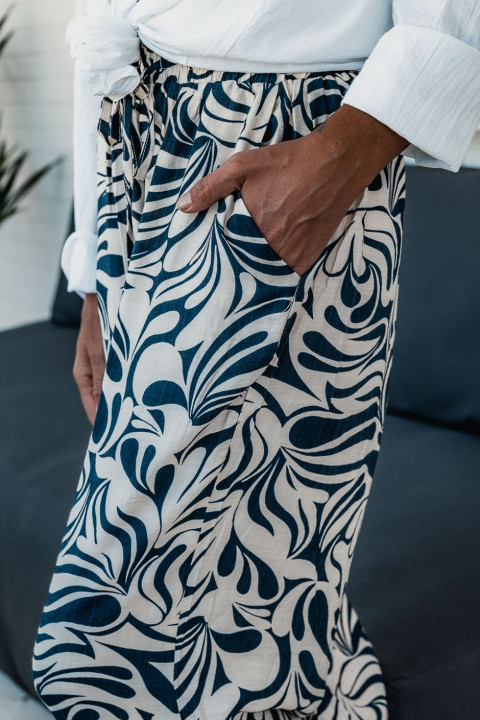 Trousers Maeva print