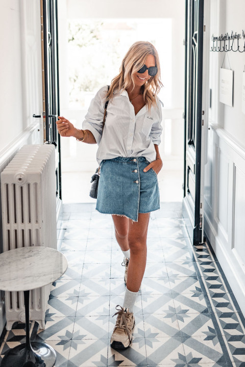 Tucson blue short skirt