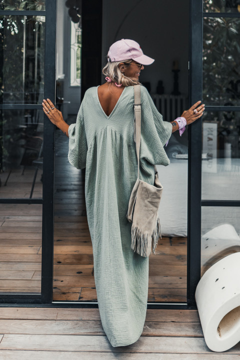Green Grungemama Olinda dress
